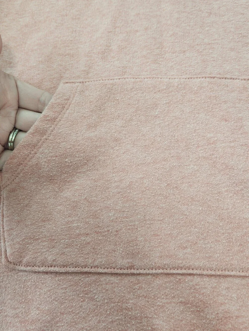 Old Navy Rose Pink Hooded Sweatshirt Dress with Heart Graphic